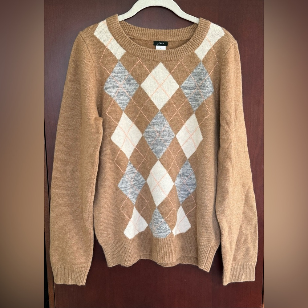 J.Crew Argyle Sweater